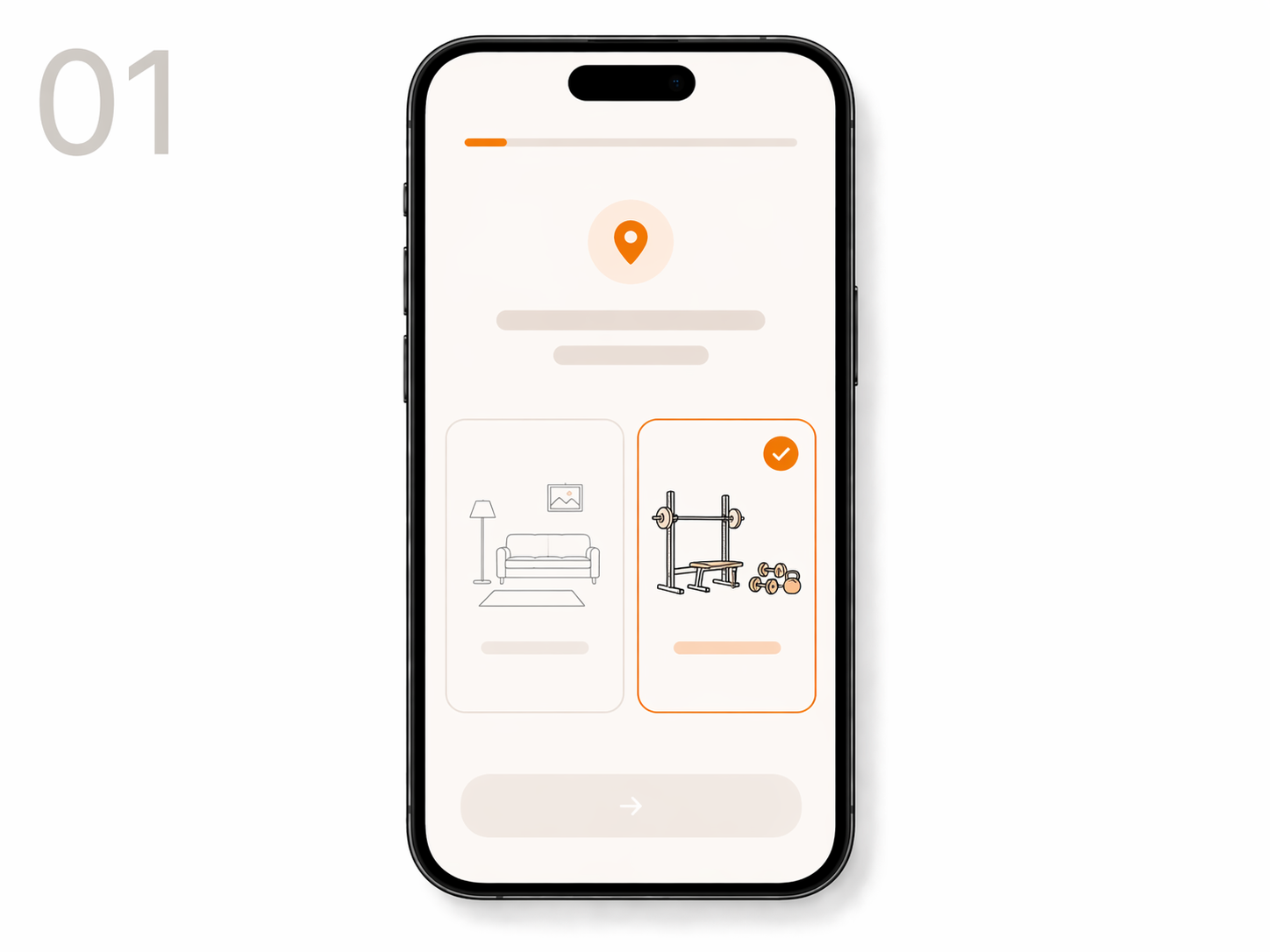 BeastMode onboarding screen