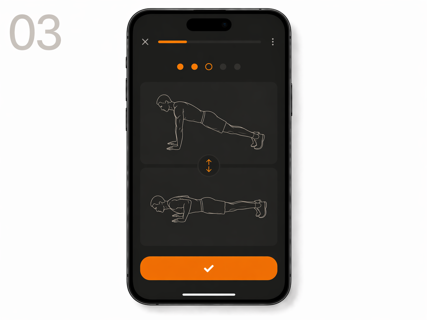BeastMode workout screen